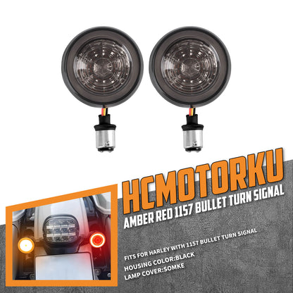 LA022202_HCmotorku_1157 Turn Signals Insert Bullet Brake Signals for Harley Softail Touring Sportster Dyna