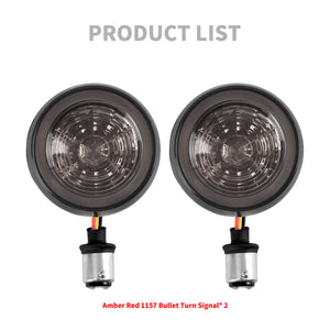 LA022202_HCmotorku_1157 Turn Signals Insert Bullet Brake Signals for Harley Softail Touring Sportster Dyna Product List
