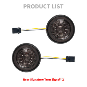 LA022204_HCmotorku_Front Turn Signals Insert Brake Signals for Harley Softail  Product List
