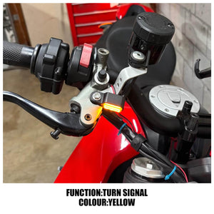 LA0228 HCmotorku Mini LED Turn Signal Lights For Motorcycles Effect