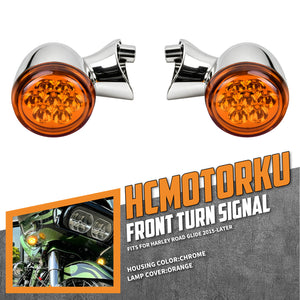 LA023201 HCmotorku Turn Signal Indicators for Harley Touring Road Glide '15-Up