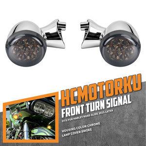 LA023202 HCmotorku Turn Signal Indicators for Harley Touring Road Glide '15-Up