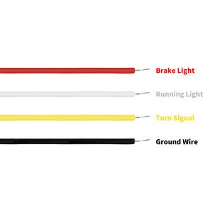 LA023203 HCmotorku Turn Signal Brake Lights for Harley Touring Road Glide '15-Up Wire