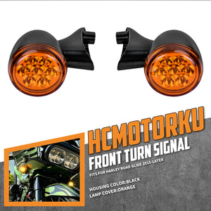 LA023204 HCmotorku Turn Signal Indicators for Harley Touring Road Glide '15-Up