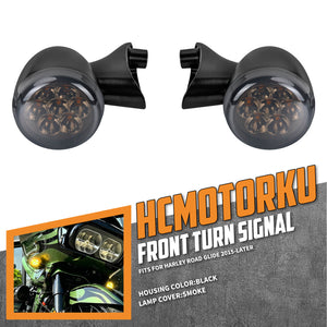 LA023205 HCmotorku Turn Signal Indicators for Harley Touring Road Glide '15-Up