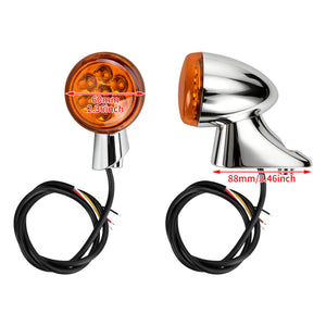 LA0232 HCmotorku Turn Signal Indicators for Harley Touring Road Glide '15-Up Size