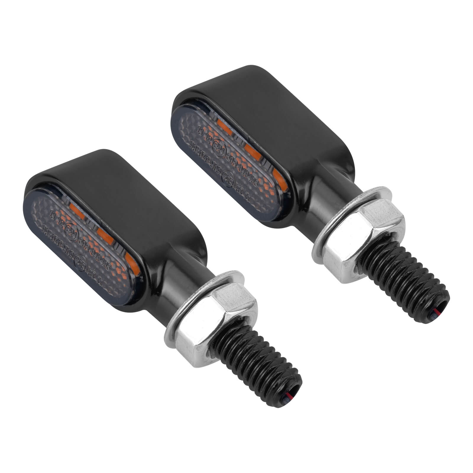 LA023301_HCmotorku_Universal M8 Thread LED Turn Signals for Harley Indian Honda Black-Smoke