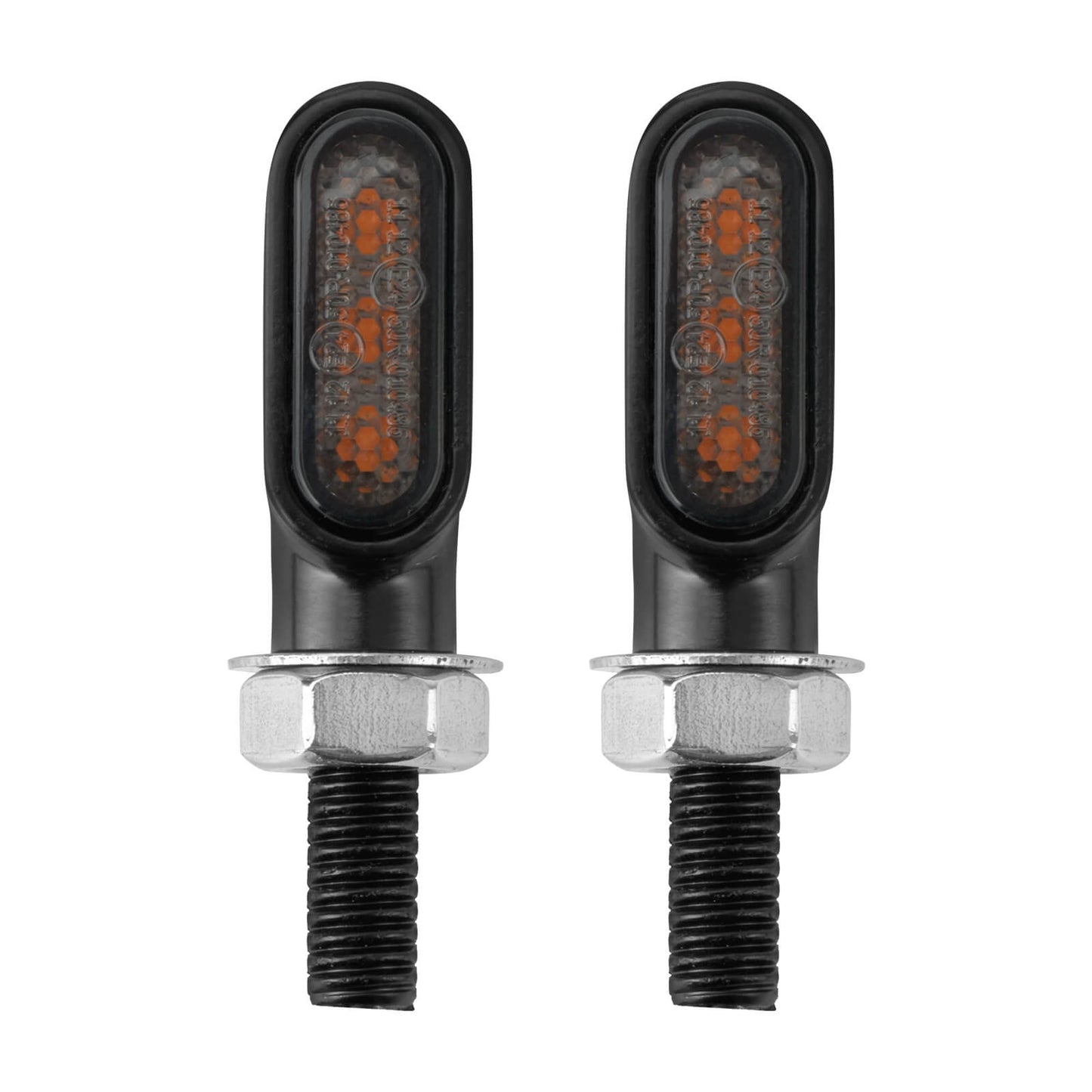 LA023301_HCmotorku_Universal M8 Thread LED Turn Signals for Harley Indian Honda Black-Smoke