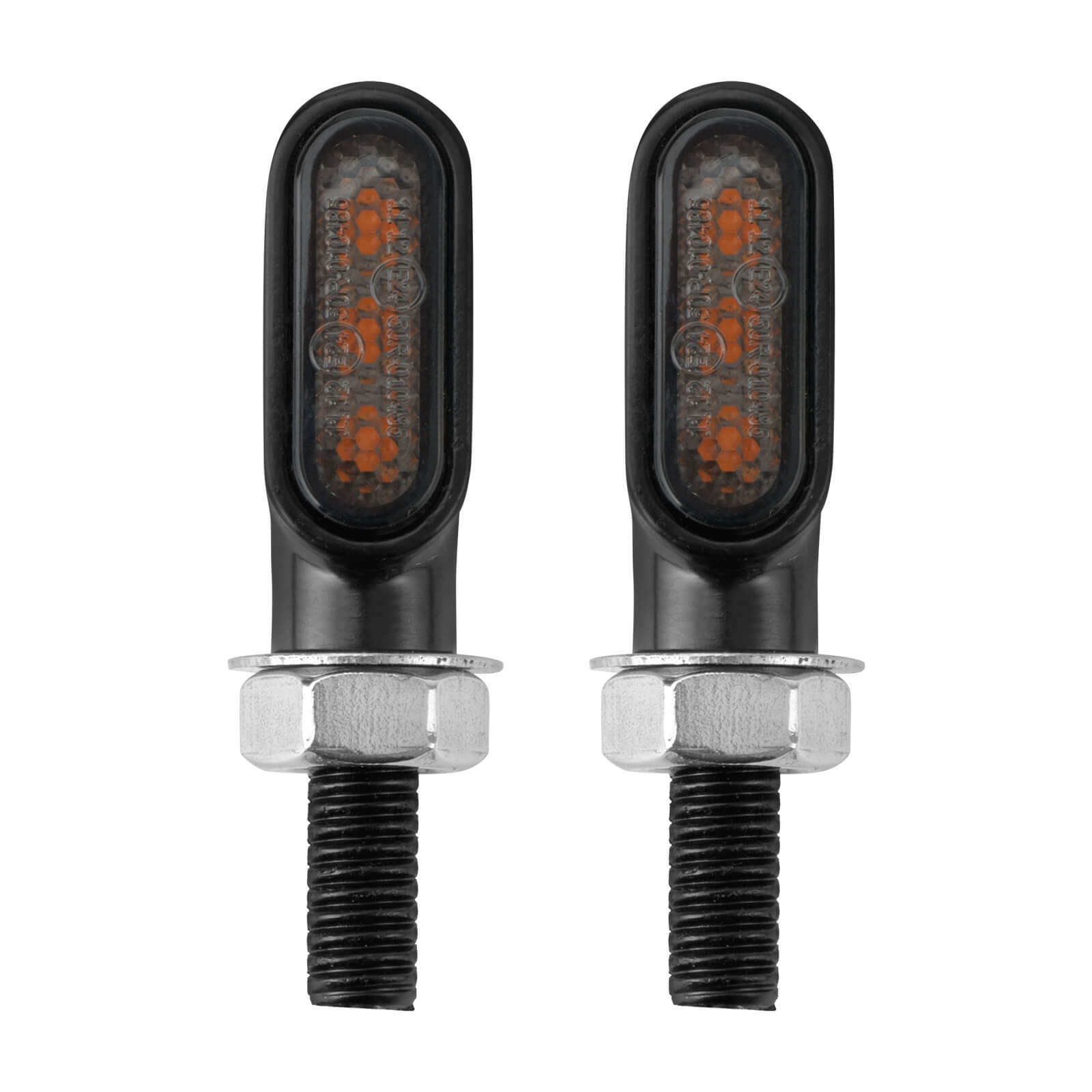 LA023301_HCmotorku_Universal M8 Thread LED Turn Signals for Harley Indian Honda Black-Smoke