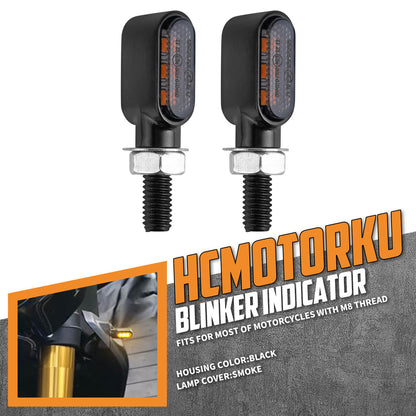 LA023301_HCmotorku_Universal M8 Thread LED Turn Signals for Harley Indian Honda Black-Smoke