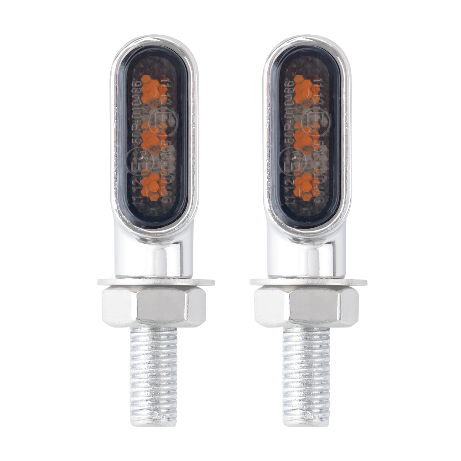 LA023303_HCmotorku_Universal M8 Thread LED Turn Signals for Harley Indian Honda Chrome-Smoke