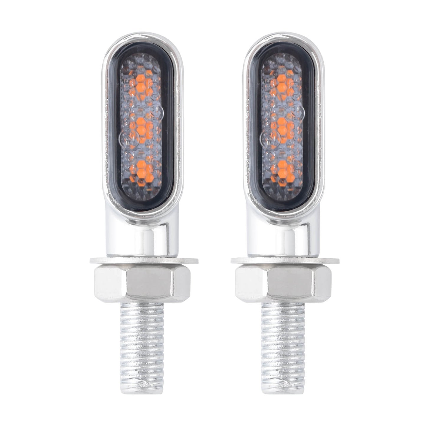 LA023304_HCmotorku_Universal M8 Thread LED Turn Signals for Harley Indian Honda Chrome-Clear