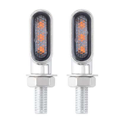 LA023304_HCmotorku_Universal M8 Thread LED Turn Signals for Harley Indian Honda Chrome-Clear