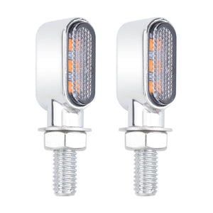 LA023304_HCmotorku_Universal M8 Thread LED Turn Signals for Harley Indian Honda Chrome-Clear
