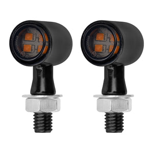 LA023701_HCmotorku_Black-Smoke LED Universal Front&Rear Turn Signals Mini Lights for Harley Honda Kawasaki