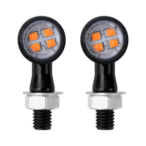 LA023703_HCmotorku_Black-Clear LED Universal Front&Rear Turn Signals Mini Lights for Harley Honda Kawasaki