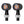 LA023703_HCmotorku_Black-Clear LED Universal Front&Rear Turn Signals Mini Lights for Harley Honda Kawasaki