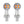 LA023704_HCmotorku_Chrome-Clear LED Universal Front&Rear Turn Signals Mini Lights for Harley Honda Kawasaki