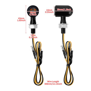 LA0237_HCmotorku_LED Universal Front&Rear Turn Signals for Harley Size