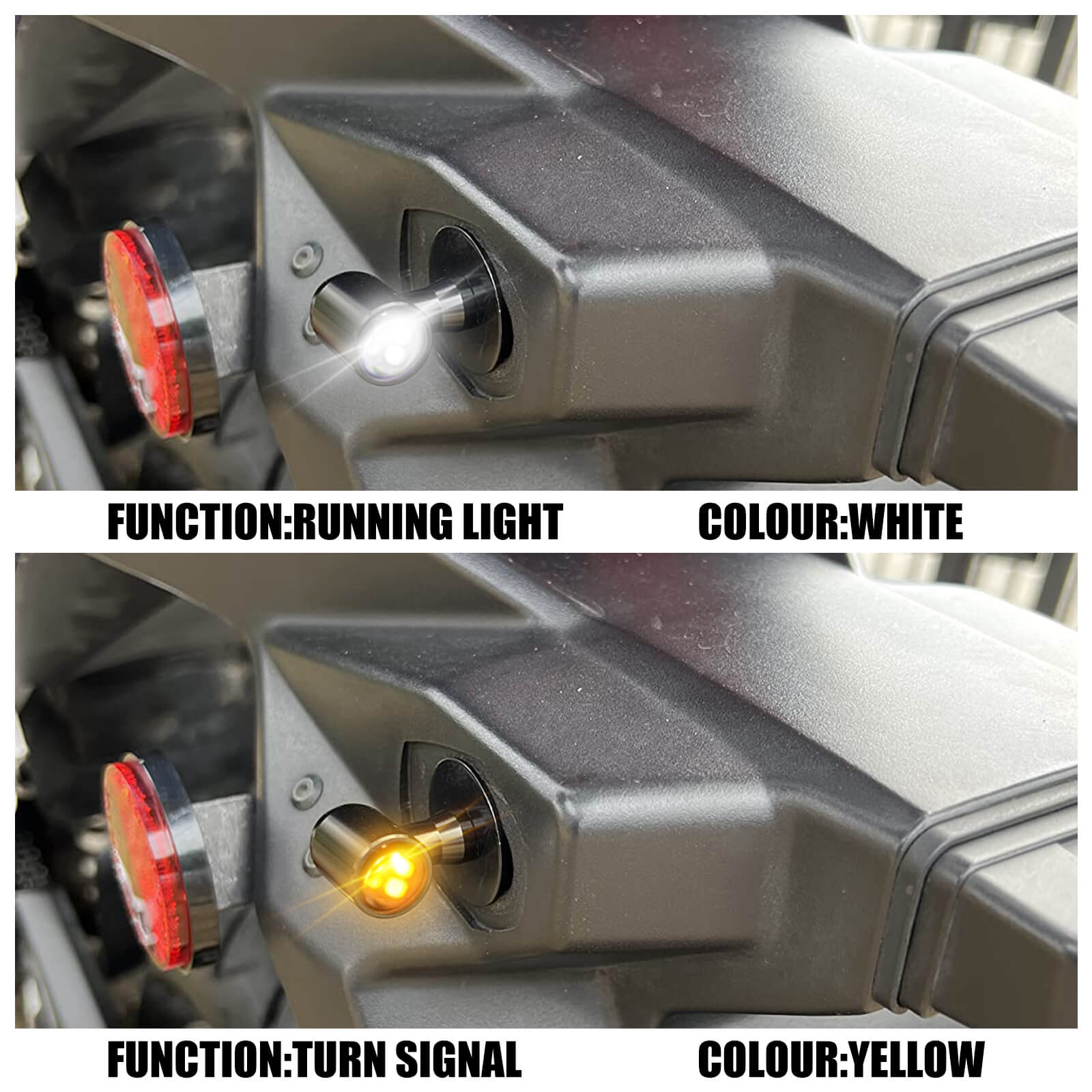 LA0237 HCmotorku Mini LED Motorcycle Indicators & Turn Signal for Harley Effect