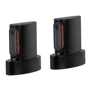 LA023801_HCmotorku_Black-Smoke Universal Mini Turn Signals Light Compatible with 1/4'' Bolt Thread Harley Sportster XL ‘92-’22