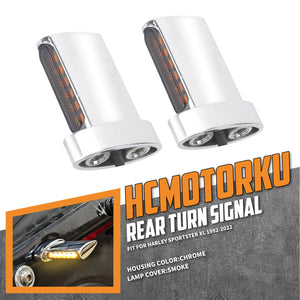 LA023804_HCmotorku_Chrome-Smoke Universal Mini Turn Signals Light for Harley Sportster XL ‘92-’22 Honda Yamaha