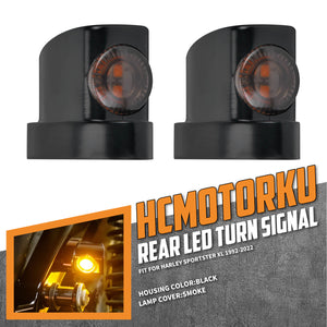 LA023901_HCmotorku_High-Intensity Micro LED Amber Turn Signals for Harley Sportster '92-'22 Black-Smoke
