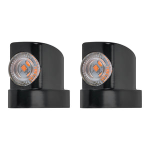 LA023902_HCmotorku_High-Intensity Micro LED Amber Turn Signals for Harley Sportster '92-'22 Black-Clear