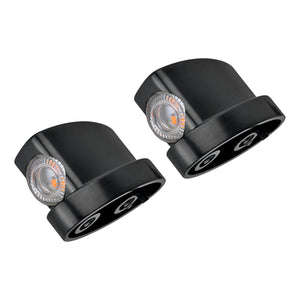 LA023902_HCmotorku_High-Intensity Micro LED Amber Turn Signals for Harley Sportster '92-'22 Black-Clear
