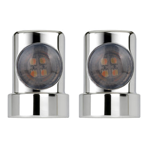 LA023910_HCmotoku 2-in-1 Micro Rear Turn Signals Indicators For Harley Sportster XL ‘92-’22 chrome-smoke