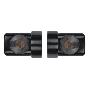 LA023911_HCmotoku 2-in-1 Micro Rear Turn Signals Indicators For Harley Sportster XL ‘92-’22 Black-smoke