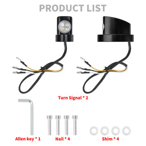 LA023911 HCmotoku Rear Turn Signals Indicators For Harley Sportster XL Product List