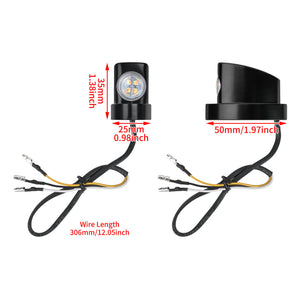 LA023911 HCmotoku Rear Turn Signals Indicators For Harley Sportster XL Size