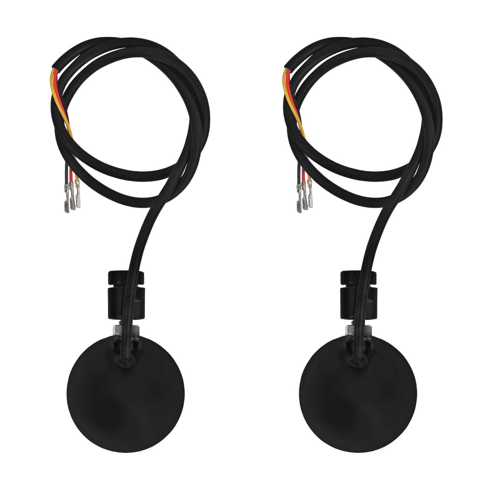 LA024201_HCmotorku_Bullet Turn Signals Lights For Harley Sportster Dyna Softail Touring ‘86-’24 Black