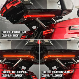 LA024501 HCmotorku Tour-Pak Side Marker Turn Signal Light Smoke For Harley Touring '06-Up