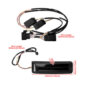 LA024701 HCmotorku Saddlebag LED Lights Brake Lights for Harley Touring Size