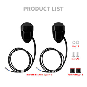 LA025101 HCmotorku LED Black Mini LED Brake Lights Turn Signal Tail Lights for Harley Dyna ‘00-’17 Softail ‘00-’25 Street Bob Fat Bob Fat Boy Heritage Classic Product List