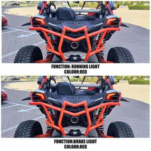 LA0252_HCmotorku_Can-Am Maverick X3 UTV LED Brake & Running Lights Effect