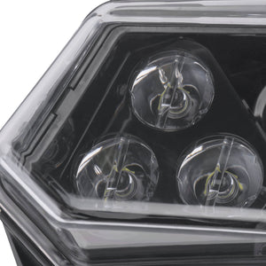 LA025401 HCmotorku High-Visibility LED Headlamp Assembly with White DRL for Can-Am Maverick X3