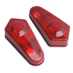 LA025501 HCmotorku Heavy-Duty Rear Tail Light Lens Covers for Polaris RZR & Sportsman Red