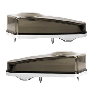 LA025502 HCmotorku Heavy-Duty Rear Tail Light Lens Covers for Polaris RZR & Sportsman Smoke
