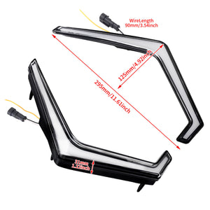 LA0256_HCmotorku_Fang Lights with Yellow Turn Signals for Polaris RZR Size