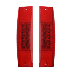 LA025801 HCmotorku Premium Off-Road LED Tail Light Upgrade for Polaris Ranger Midsize Models Red