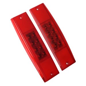 LA025801 HCmotorku Premium Off-Road LED Tail Light Upgrade for Polaris Ranger Midsize Models Red
