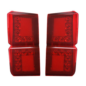 LA026001 HCmotorku Premium Custom LED Tail Light Upgrade for Polaris Ranger 1000 XP Crew Red