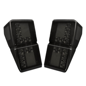 LA026002 HCmotorku Premium Custom LED Tail Light Upgrade for Polaris Ranger 1000 XP Crew Smoke