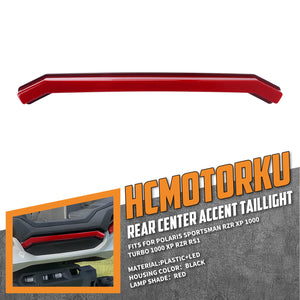 LA026201 HCmotorku Red Center LED Tail Light Brake Light For Polaris RZR RS1 & XP