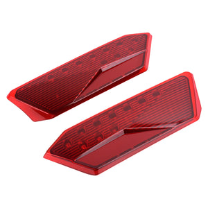 LA026301 HCmotorku Direct Fit LED Rear Taillight Assembly Replacement for Polaris RZR Models Red