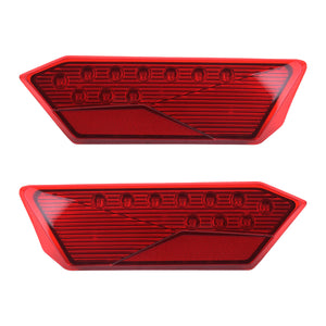LA026301 HCmotorku Direct Fit LED Rear Taillight Assembly Replacement for Polaris RZR Models Red