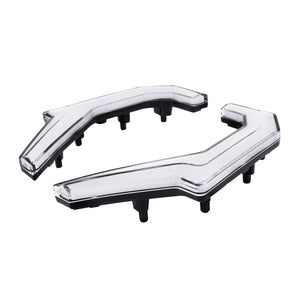 LA026401 HCmotorku High-Visibility LED Fang Lights & Front Turn Signals for Polaris RZR Models Clear